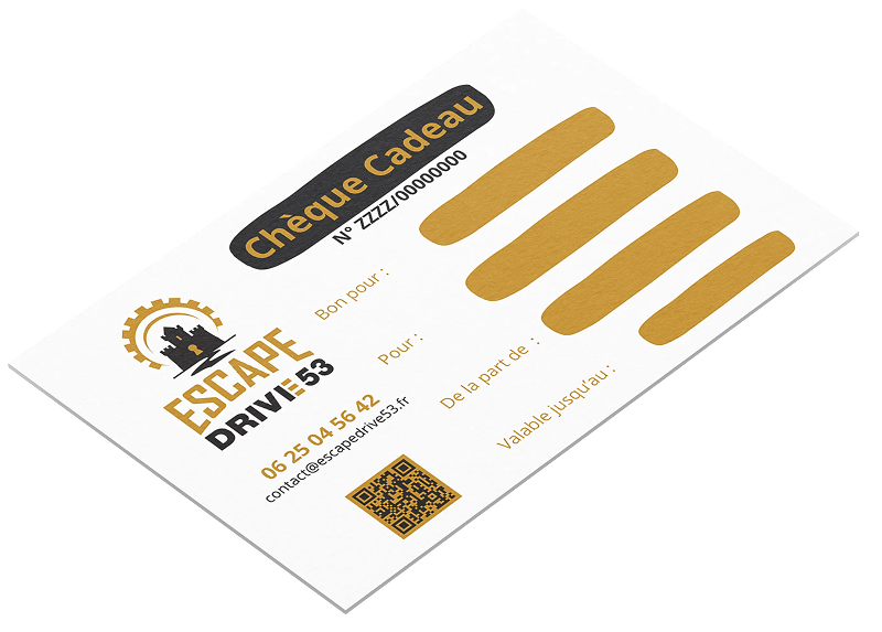 carte cadeau escape drive